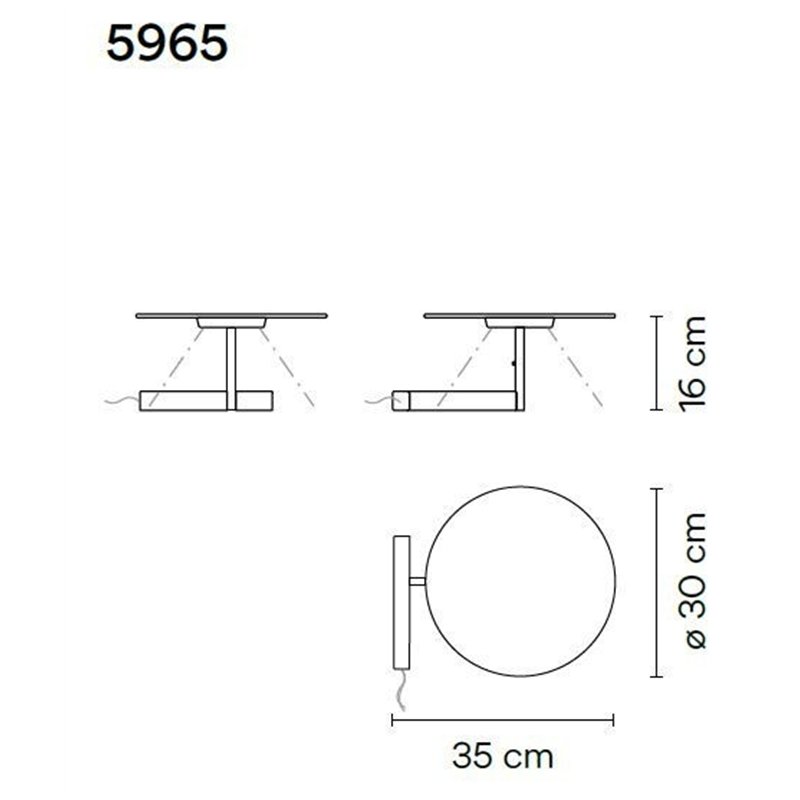 Vibia Flat 16 tafellamp