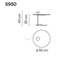 Vibia Flat Double 43 staanlamp