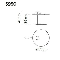 Vibia Flat Double 43 floor lamp