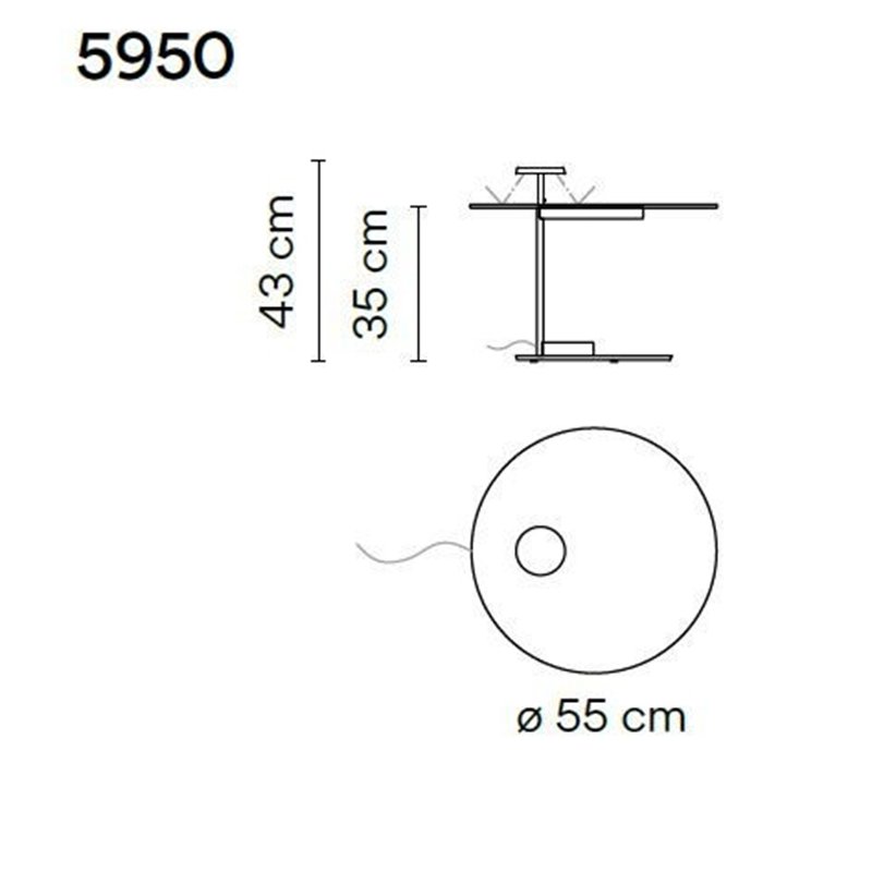 Vibia Flat Double 43 staanlamp