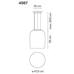 Vibia Ghost suspension lamp