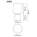Vibia Ghost 92 tafellamp