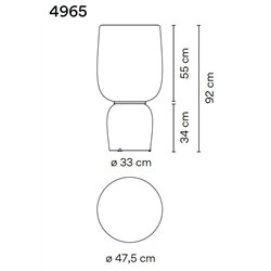 Vibia Ghost 92 table lamp