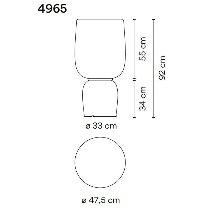 Vibia Ghost 92 tafellamp