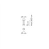 Vibia Guise 15X25 suspension lamp