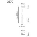 Vibia Guise 1X hanglamp