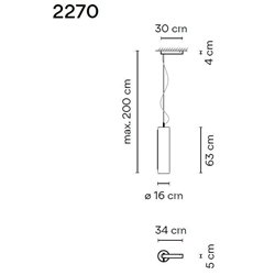 Vibia Guise 1X suspension lamp