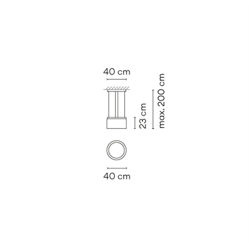 Vibia Guise 23X40 Sensor hanglamp