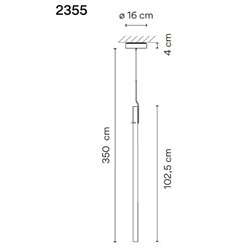 Vibia Halo Jewel 1X suspension lamp
