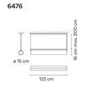 Vibia Kontorno Closed 122 hanglamp