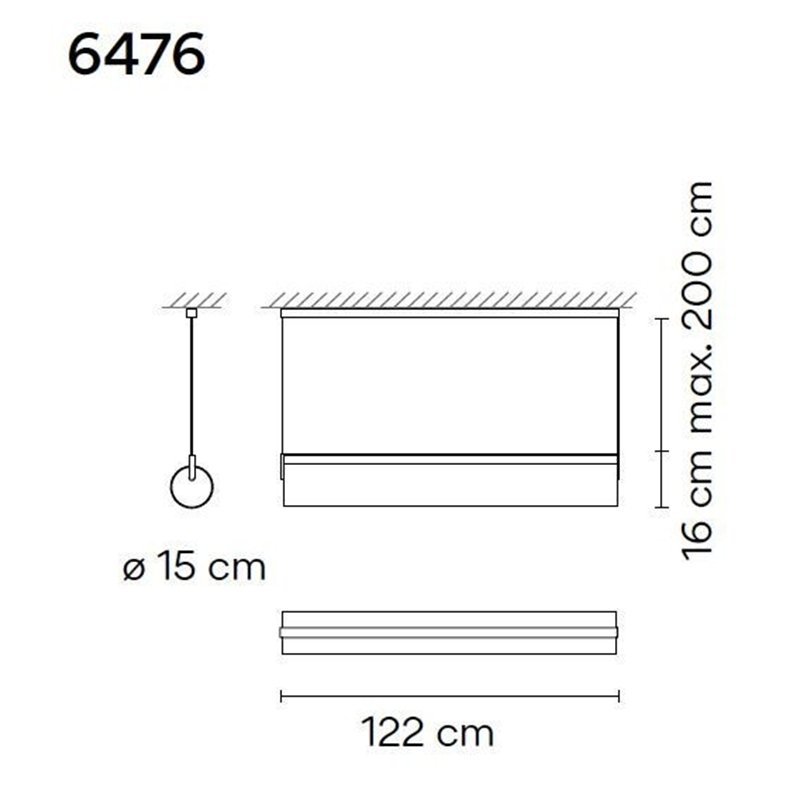 Vibia Kontorno Closed 122 hanglamp