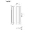 Vibia Kontorno Open 122 wall lamp