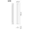 Vibia Kontorno Open 162 wandlamp