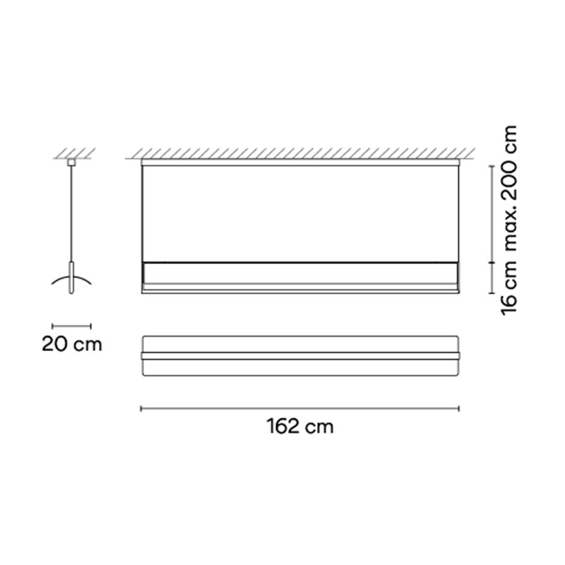 Vibia Kontorno Open 162 - 6438 hanglamp