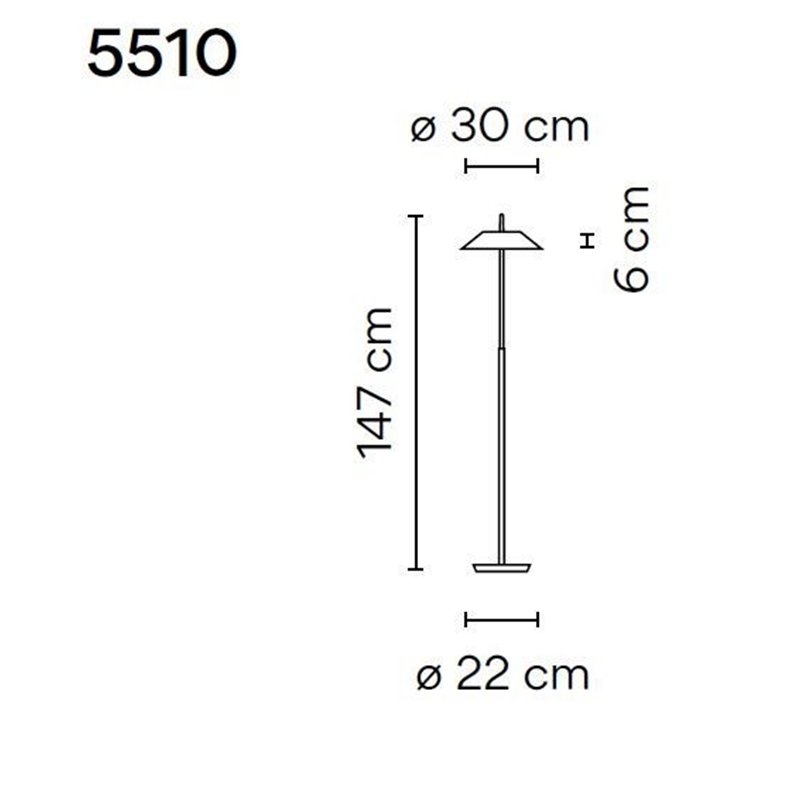Vibia Mayfair 147 A staanlamp