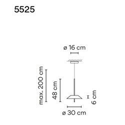 Vibia Mayfair 30 B suspension lamp