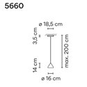 Vibia North 16 hanglamp
