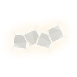 Vibia Origami Quad - 4508 wall lamp