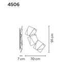 Vibia Origami Triple wandlamp