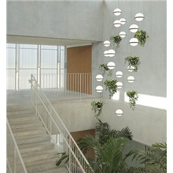 Vibia Palma Vertical 2X 40 - 3724 suspension lamp