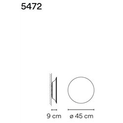 Vibia Puck Wall Art 45 wall lamp