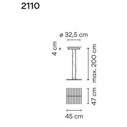 Vibia Rhythm Horizontal 10X 47 suspension lamp