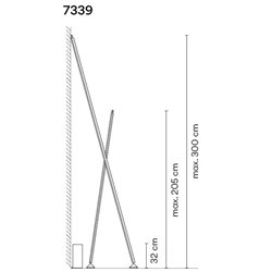 Vibia Sticks 2X 300 floor lamp