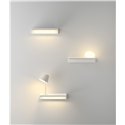 Vibia Suite 16 Right Glass Diffuser wandlamp