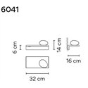 Vibia Suite 16 Right Glass Diffuser wandlamp