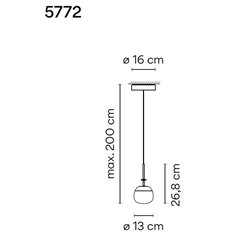 Vibia Tempo 13 suspension lamp