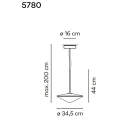 Vibia Tempo 34,5 suspension lamp