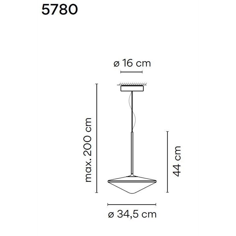Vibia Tempo 34,5 hanglamp