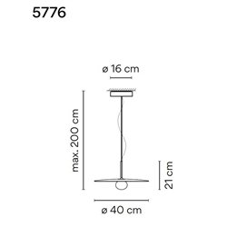 Vibia Tempo 40 suspension lamp