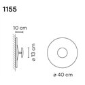 Vibia Top 40 wandlamp