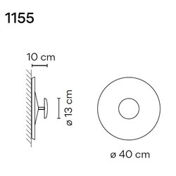 Vibia Top 40 wall lamp