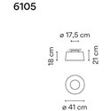 Vibia Tube 41 plafondlamp