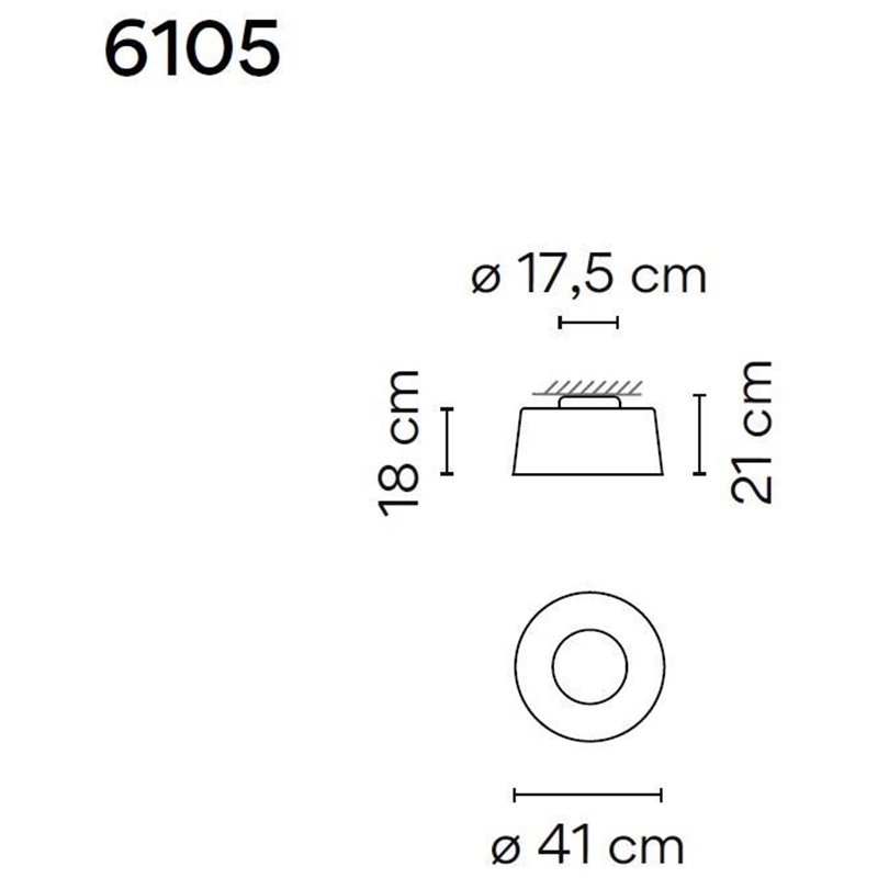 Vibia Tube 41 plafondlamp