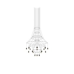 Vibia Wireflow Chandelier 279 - 0315 hanglamp
