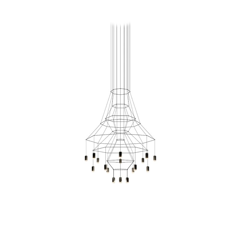 Vibia Wireflow Chandelier 279 - 0315 hanglamp