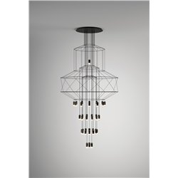 Vibia Wireflow Chandelier 307 hanglamp