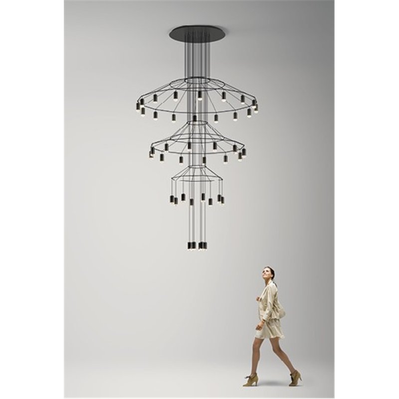 Vibia Wireflow Chandelier 307 - 0374 hanglamp