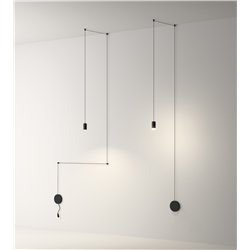 Vibia Wireflow Free-Form 1X suspension lamp