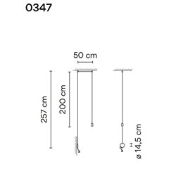 Vibia Wireflow Free-Form 1X suspension lamp