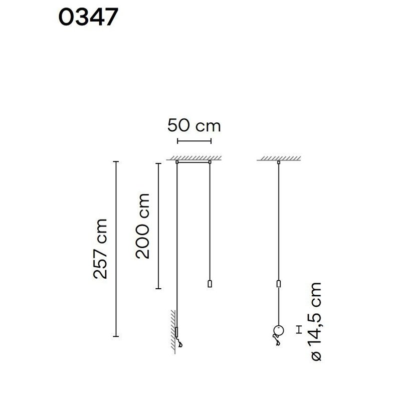 Vibia Wireflow Free-Form 1X hanglamp