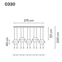 Vibia Wireflow Lineal 10A hanglamp