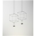 Vibia Wireflow Octagonal 150 hanglamp