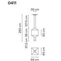 Vibia Wireflow Square 64 hanglamp