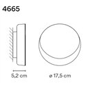 Vibia Dots B wandlamp