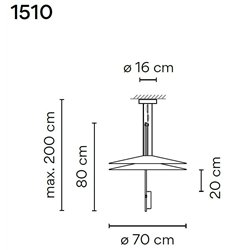 Vibia Flamingo 2X Small suspension lamp