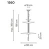 Vibia Flamingo 3X Large suspension lamp